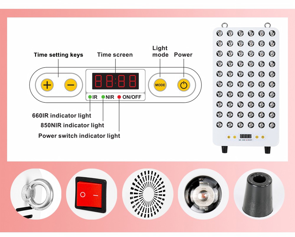 100W Facial Full Body Led Light Therapy Mechine