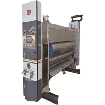 Flexo printer slotter die cutter with stacker