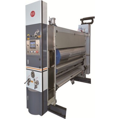 Flexo printer slotter die cutter with stacker