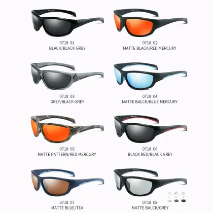 FRROS 0718 Camouflage Sports Riding Sunglasses - Polarized Fishing Sun Glasses