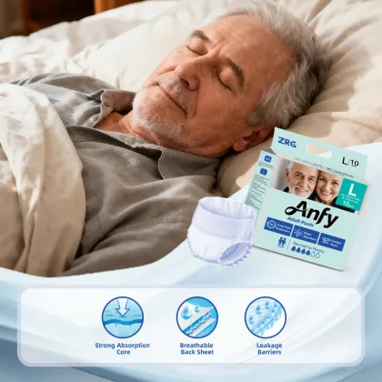 OEM ODM Adult Care Pads Disposable Adult Diaper Nappy Pants in Bulk Wholesale from ZRG