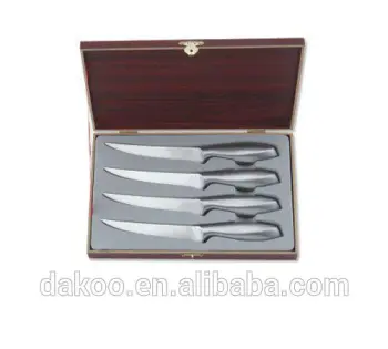 4 Pcs Steak Knife Set in Case