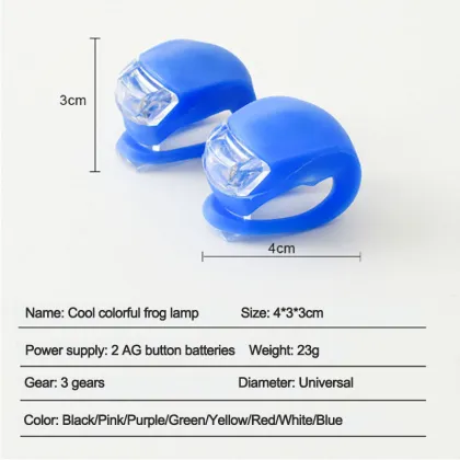 Wireless Silicon LED Bike Tail Light for Outdoor Riding