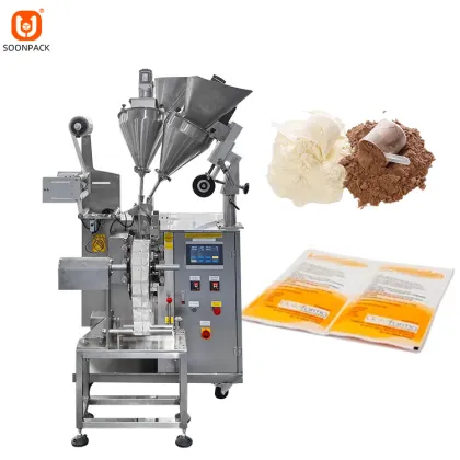 Automatic Protein Powder Health Products Double Bag Packing Machine