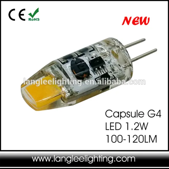 COB 1.2W Silicone DC10-30V LED Light Bulb G4