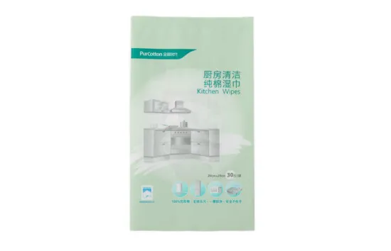Kitchen Wet Wipes Packaging Heat Seal With Gravure Printing
