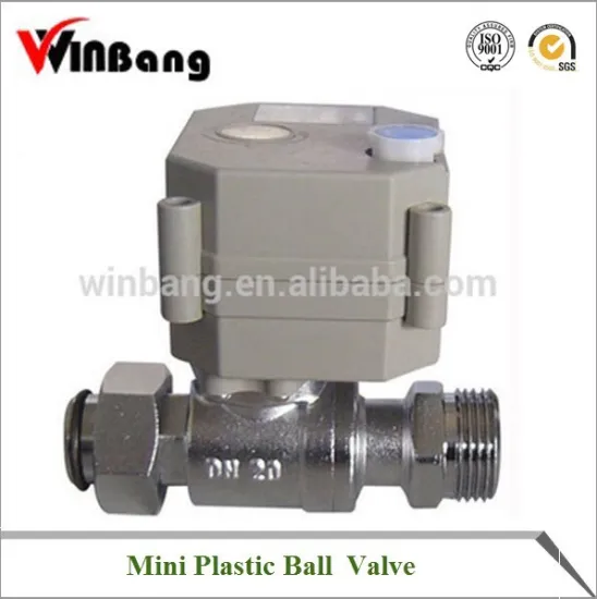 High Quality Motorized Mini Plastic Ball Valve
