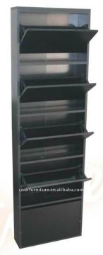 5-layer wooden shoe rack