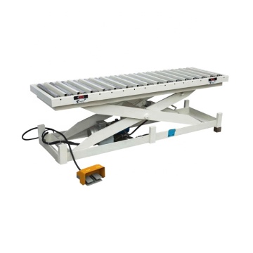 Hydraulic Lifter with Roller Conveyor for Wood Panel Doors & Furniture Manufacturing Industry