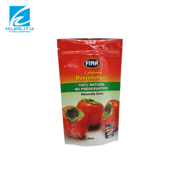 Food Grade Plastic Stand Up Pouch for Mixed Dried Fruit Packaging
