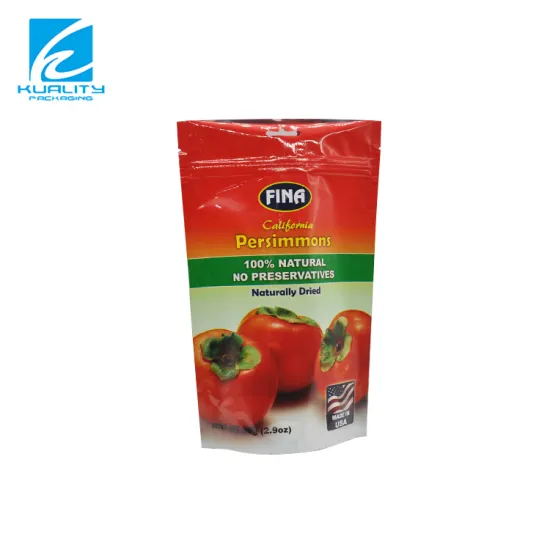 Food Grade Plastic Stand Up Pouch for Mixed Dried Fruit Packaging
