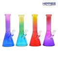 Gradient clear Glass Beaker Bong