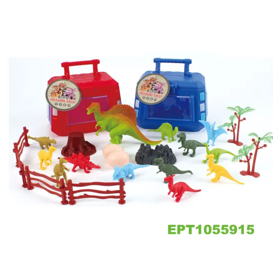 Six-Piece Mini Animal and Dinosaur Set with Toy Cage by DollarToys: EPT Promotion
