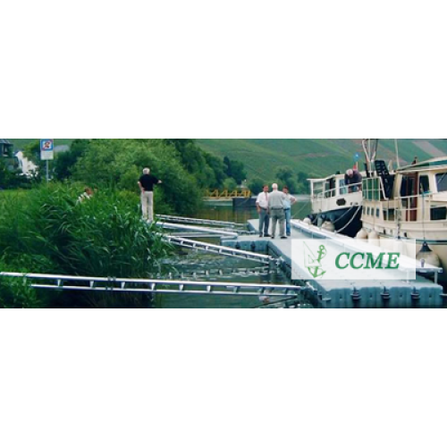 Floating platform Bridge Dock Floating pontoons dock with frames and decking
