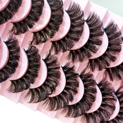 Russian Strip Eyelashes D Curl - Vegan, Cruelty-Free Wholesale Lashes