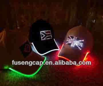 Fashion led caps hats wholesale