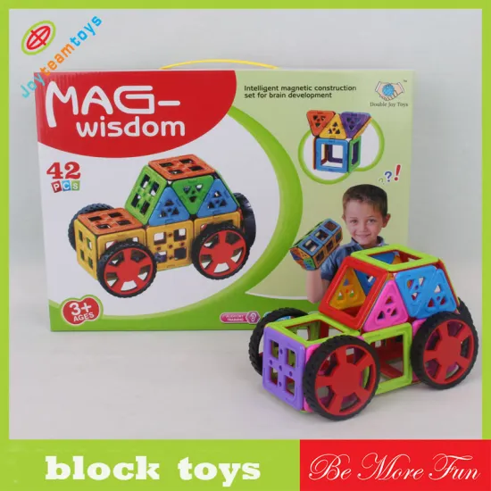 42PCS magnetic building blocks toys children puzzle