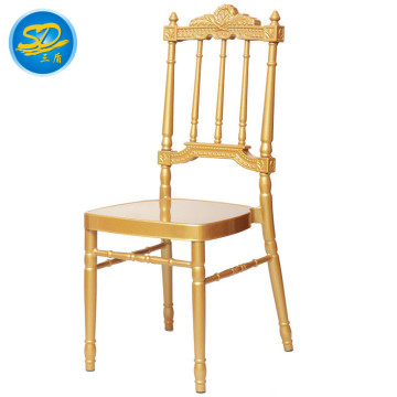 Golden Napoleon Wedding Royal Chair for Events and Hotels