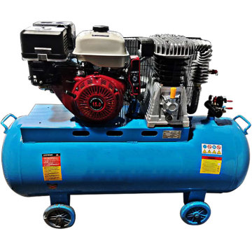 Yibang 15hp Portable Gasoline Compressor 200L Tank 900L/Min 12.5 Bar 175 Psi Lubrication Oil-Less