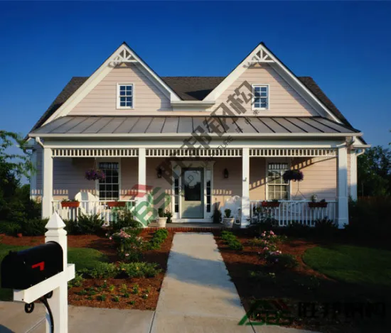 Light steel structure luxury villa