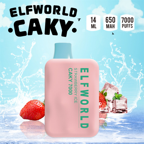 ELF WORLD Caky 7000Puffs With 650mah Rechargeable Battery