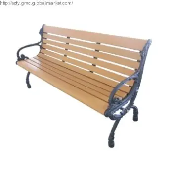 Park Bench, WPC Furniture, HDPE Recycling Plastic Wood Product