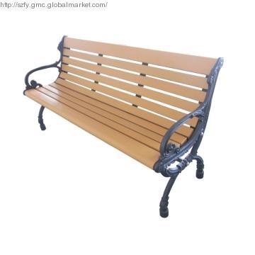 Park Bench, WPC Furniture, HDPE Recycling Plastic Wood Product