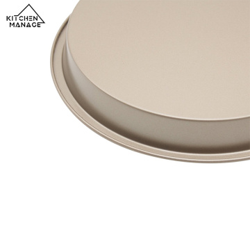 Non-Stick Carbon Steel Round Cake Baking Tray Set