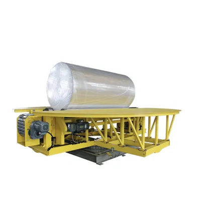 Paper roll turntable for the paper mill