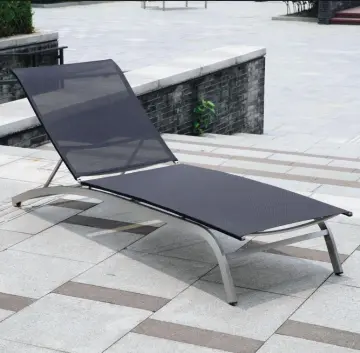 Mesh Fabric Beach Sun Lounger: New Design Outdoor Furniture