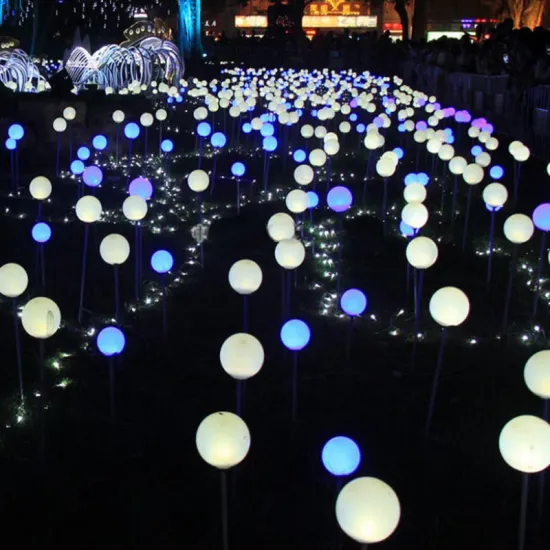 RGB LED Ground Lights - Color Changing Buried Ball Lights for Outdoor Garden and Passageway