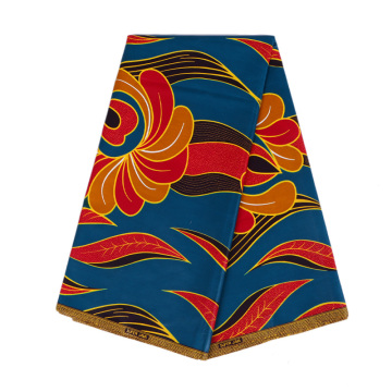 Plain african wax fabric for dress