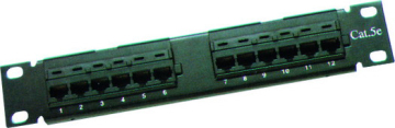 12port UTP Cat. 5e 110 IDC Patch Panel