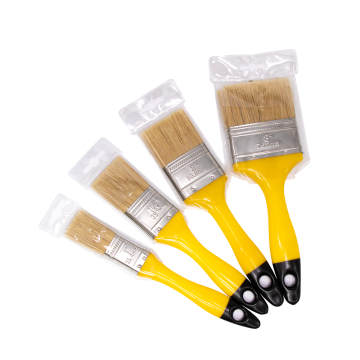 Custom Logo PET Bristle Wood Handle Paint Brush