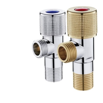Copper Angle Valve for Hot and Cold Water - Universal Toilet Water Heater Inlet Valve