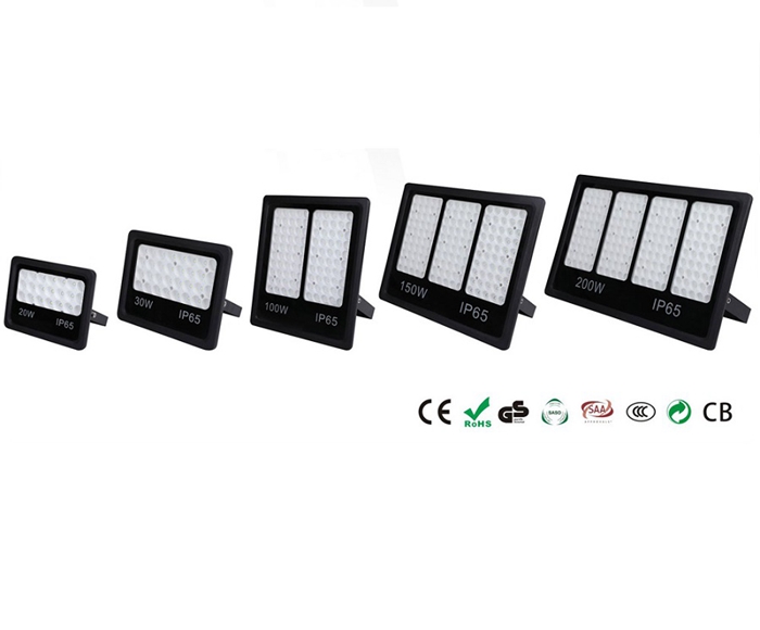 Cost-effective outdoor LED floodlights