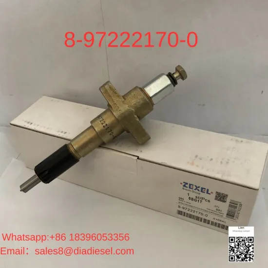 New 4BG1 6BG1 Fuel Injectors ASSY 8-97222170-0 For Isuzu Engine