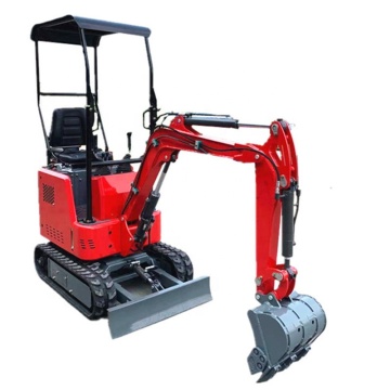 Shandong Degras 1000kg/1200 kg Mini Crawler Escocator con coclea idraulica, braccio oscillante e martello