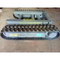 1Tons Crawler Rubber Track Firmation para escavadeira