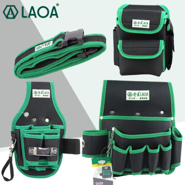 LAOA High quality Waterproof Tool Bag Multifunction Electrician's Repair Kit Thick Fabric Tool Belt Bag