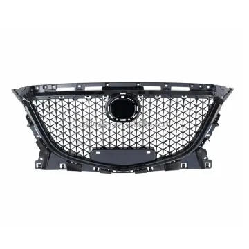 Honeycomb Design Black Front Radiator Grille for Mazda 3 Axela 2014-2016