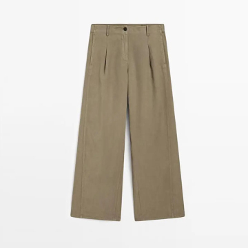 Dettagli della cucitura femminile Eleganti pantaloni della lanterna