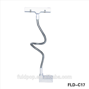 For showing discount information Ajustable clip holder magnetic base