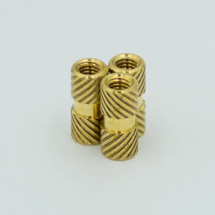 brass insert nut knurled hot-melt hot-pressed injection nut