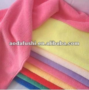 HOT SALE High Absorption Colorful Microfiber terry cloth