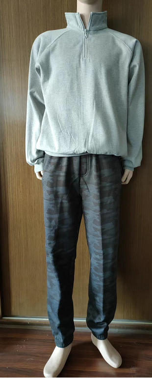 100% Polyester Fleece Track Pants Bonded Sherpa