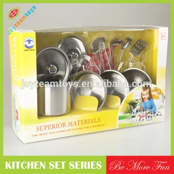 Stainless Steel Kitchen Cooking Set for kids Chef Set