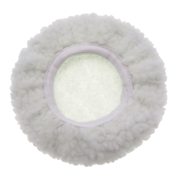 5-6 Inch Quick Dry Microfiber White Bonnet for Car Polisher