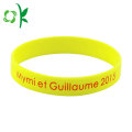 Bracelets de silicone chauds de forme de lettre de vente pour le cadeau