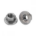 Black Zinc Flange Hex Lock Nuts